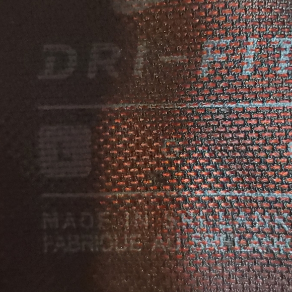 Nike Coral Sports Bra with Black Text. Sz L - Picture 2 of 4